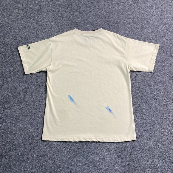 Gallery Cream Short Sleeve Splash Print Letter T-Shirt - Picture 6 of 13